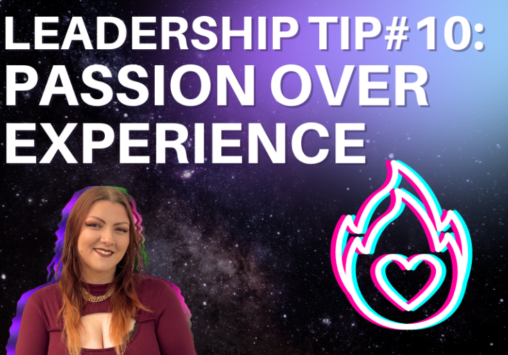 Leadership Tip passion over experience